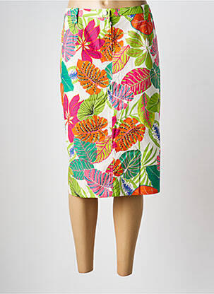 Jupe mi-longue vert FRANCE RIVOIRE femme