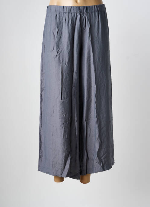 Pantalon 7/8 stretch taille normale gris POISSONS BLANCS femme