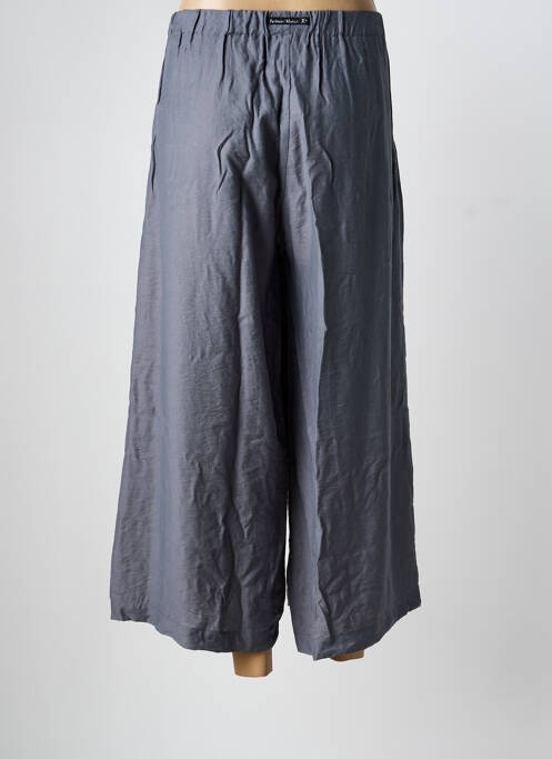 Pantalon 7/8 stretch taille normale gris POISSONS BLANCS femme