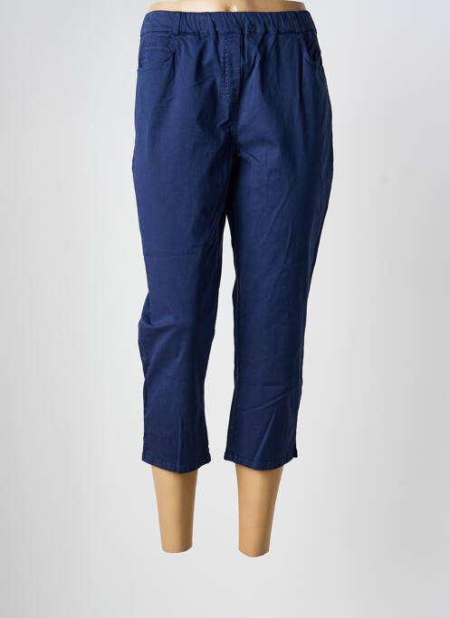 Pantacourt taille basse taille basse bleu FRANCE RIVOIRE femme