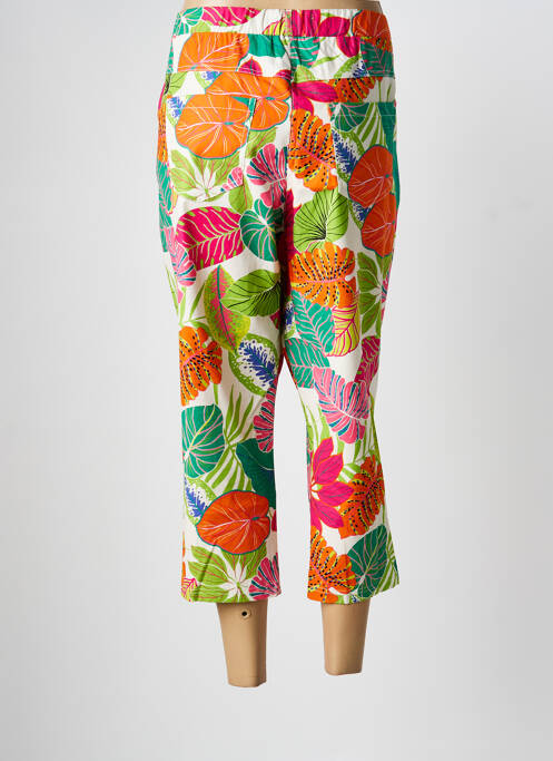 Pantalon 7/8 taille élastique taille normale vert FRANCE RIVOIRE femme