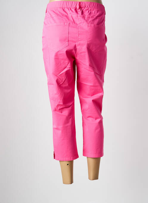 Pantacourt taille élastique taille normale rose FRANCE RIVOIRE femme