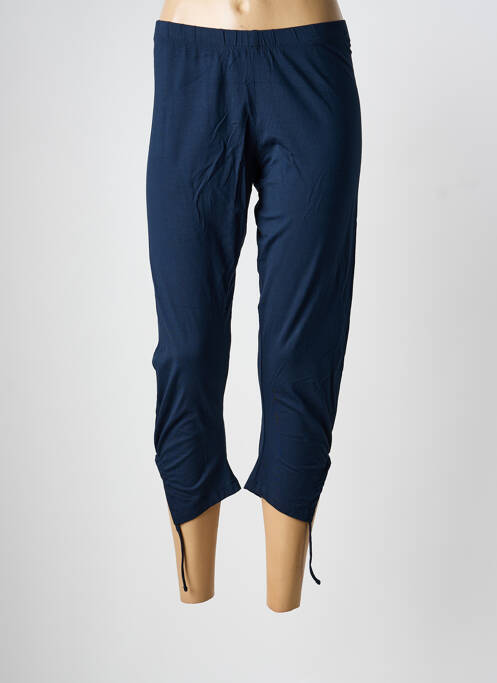Legging tissage jersey taille normale bleu YESTA femme