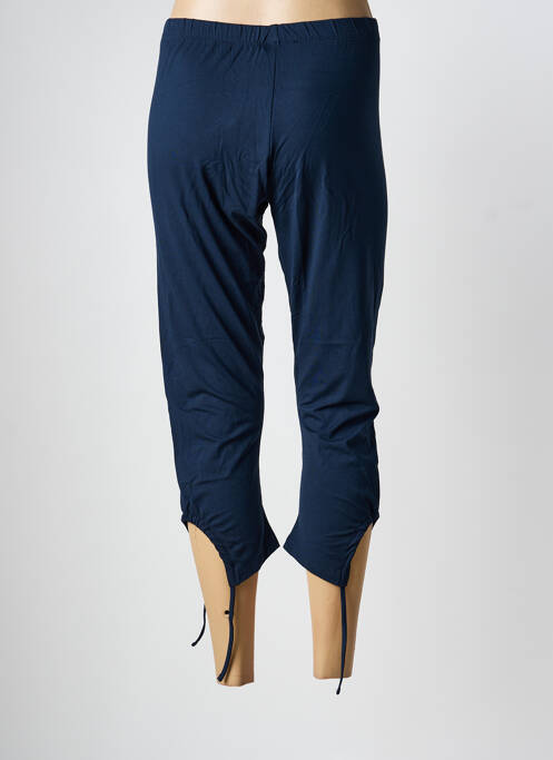 Legging tissage jersey taille normale bleu YESTA femme