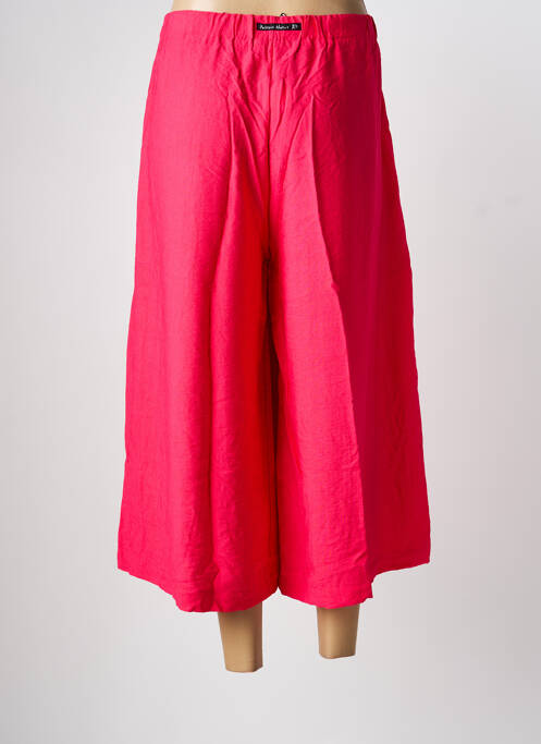 Pantacourt rose POISSONS BLANCS femme