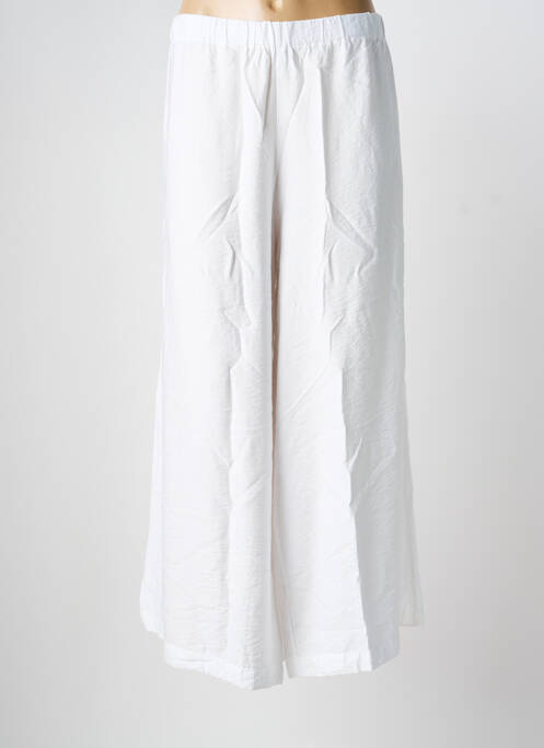 Pantalon 7/8 blanc POISSONS BLANCS femme