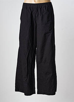 Pantalon large tissage popeline taille normale noir MES SOEURS ET MOI femme