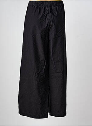 Pantalon large tissage popeline taille normale noir MES SOEURS ET MOI femme