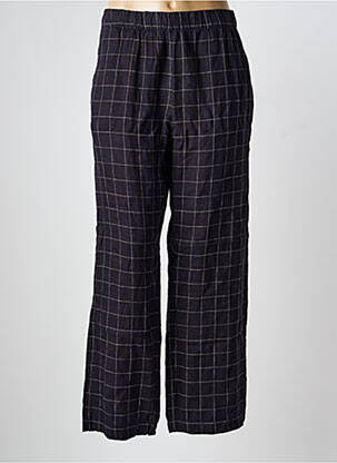 Pantalon large tissage crêpe taille normale noir MES SOEURS ET MOI femme