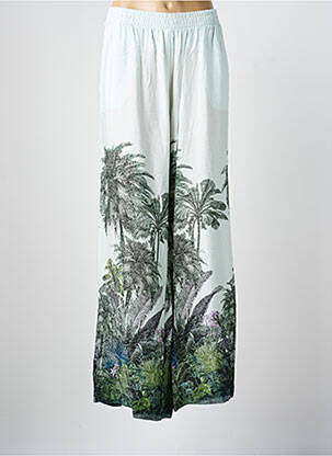 Pantalon large vert MAT. femme