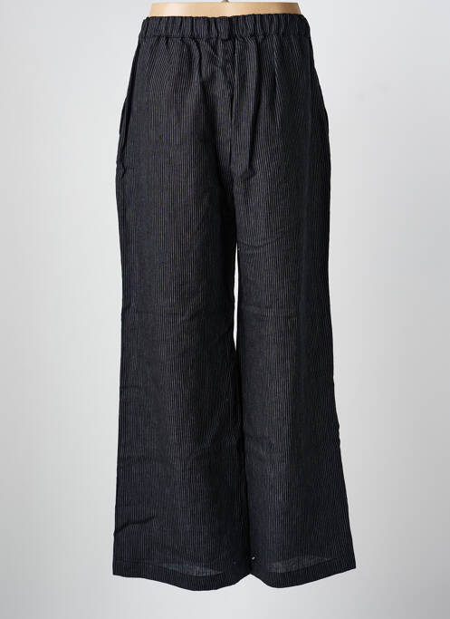 Pantalon flare taille élastique taille haute noir MES SOEURS ET MOI femme