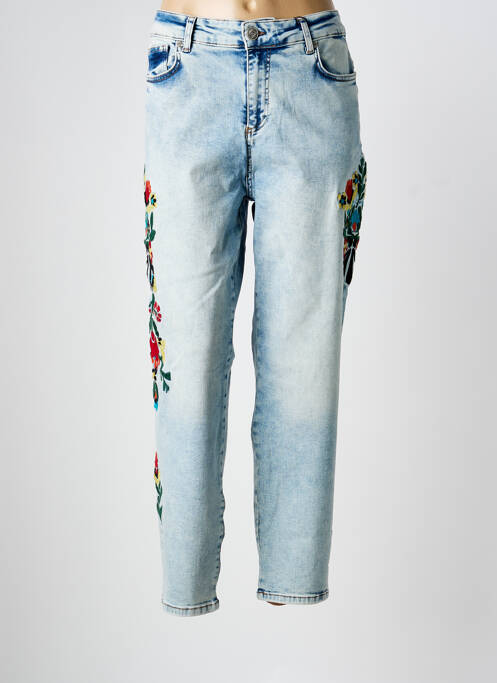 Jeans coupe droite bleu MAT. femme