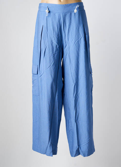 Pantalon cargo bleu MAT. femme