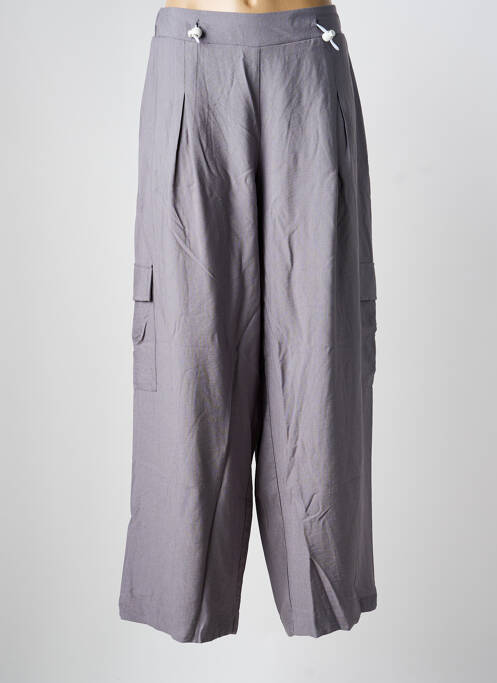 Pantalon cargo gris MAT. femme