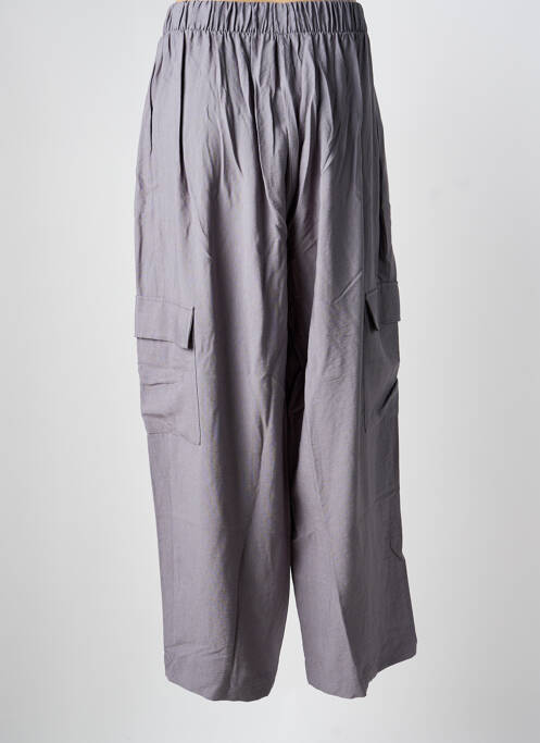 Pantalon cargo gris MAT. femme