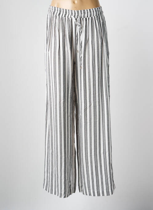 Pantalon large blanc MAT. femme