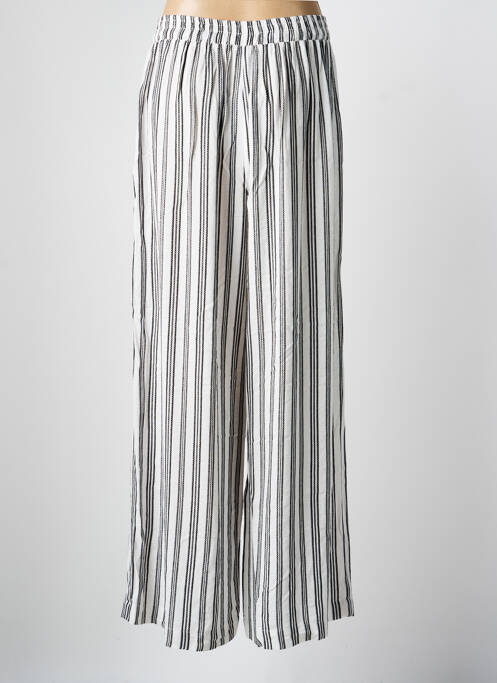 Pantalon large blanc MAT. femme