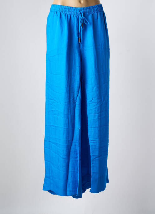 Pantalon large bleu MAT. femme