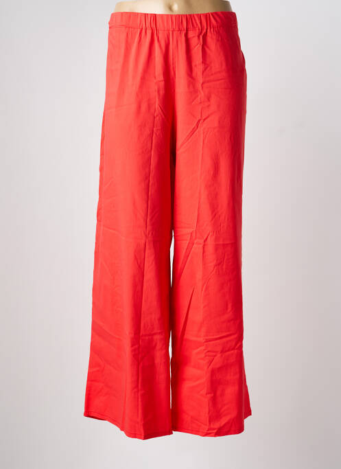 Pantalon large orange POISSONS BLANCS femme