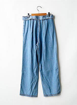 Jeans coupe large poches taille élastique bleu MAYORAL fille