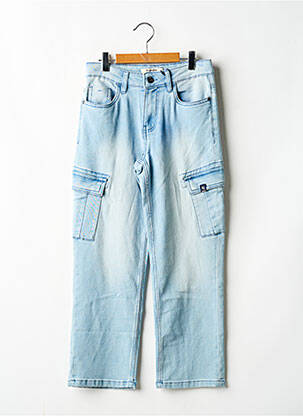 Jeans coupe droite stretch taille ajustable bleu GARCIA garçon