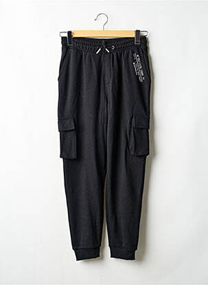 Jogging poches taille élastique noir KAPORAL garcon