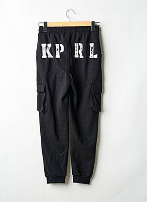 Jogging poches taille élastique noir KAPORAL garcon