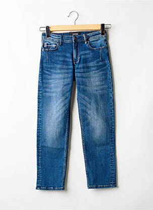 Jeans coupe droite stretch taille ajustable bleu KAPORAL garçon