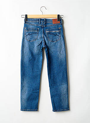 Jeans coupe droite stretch taille ajustable bleu KAPORAL garçon