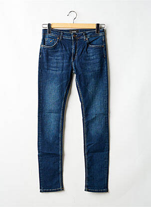 Jeans coupe slim stretch taille ajustable bleu KAPORAL enfant