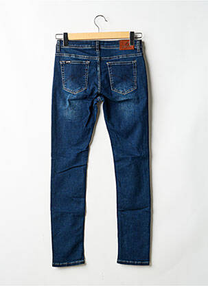 Jeans coupe slim stretch taille ajustable bleu KAPORAL enfant