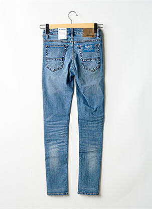 Jeans coupe slim stretch taille ajustable bleu GARCIA enfant
