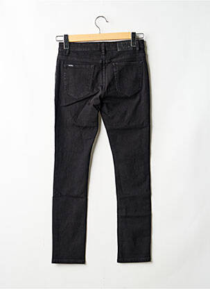 Jeans coupe slim stretch taille ajustable noir KAPORAL enfant