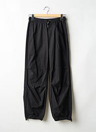 Pantalon large tissage popeline taille ajustable noir GARCIA garcon