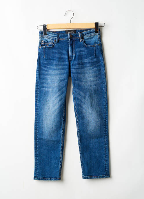 Jeans coupe droite stretch taille ajustable bleu KAPORAL garcon