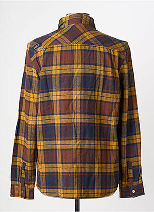 Chemise manches longues poches marron OXBOW homme