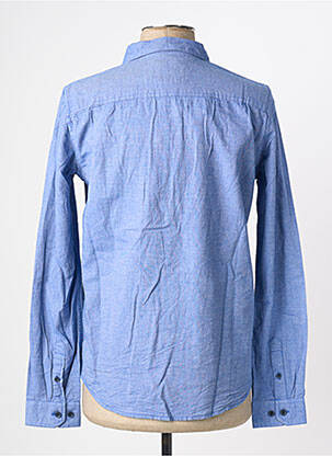 Chemise manches longues poignets boutonnés bleu GARCIA garcon