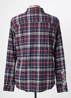 Chemise manches longues poignets boutonnés bleu TIFFOSI homme