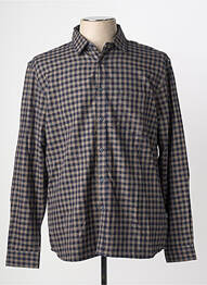 Chemise manches longues poignets boutonnés bleu TIFFOSI homme