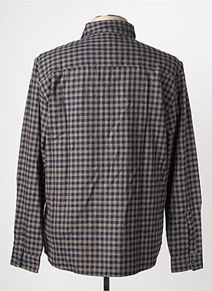 Chemise manches longues poignets boutonnés bleu TIFFOSI homme