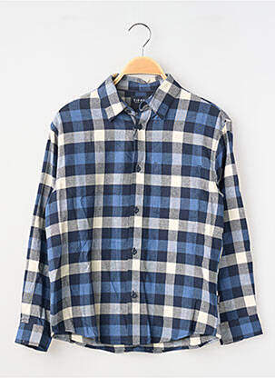 Chemise manches longues tissage popeline bleu TIFFOSI garçon