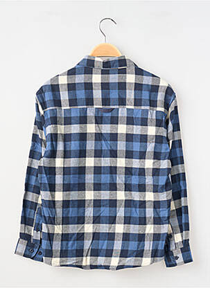 Chemise manches longues tissage popeline bleu TIFFOSI garçon