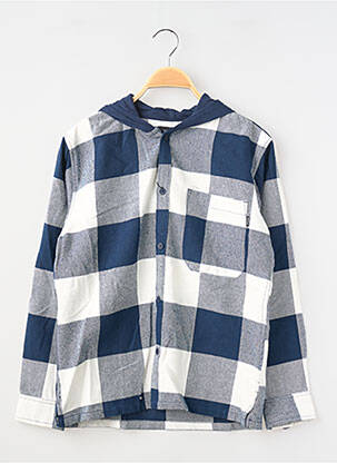 Chemise manches longues poignets boutonnés bleu TIFFOSI garçon
