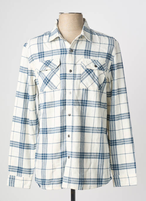 Chemise manches longues poches blanc OXBOW homme