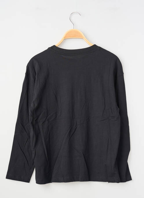 T-shirt manches longues manches longues noir KAPORAL garcon