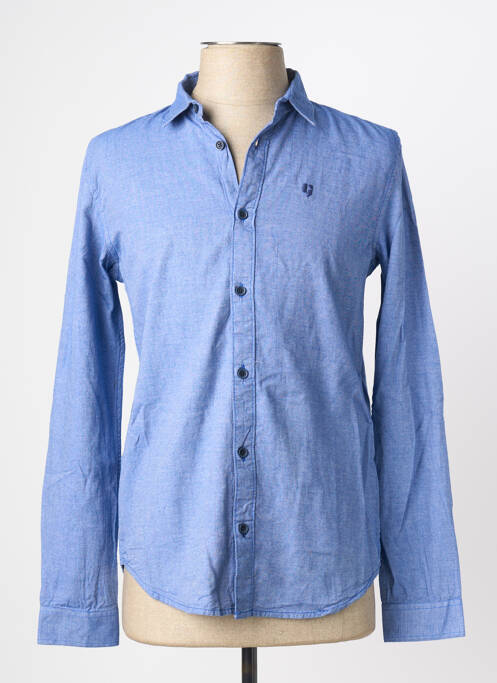 Chemise manches longues bleu GARCIA garçon