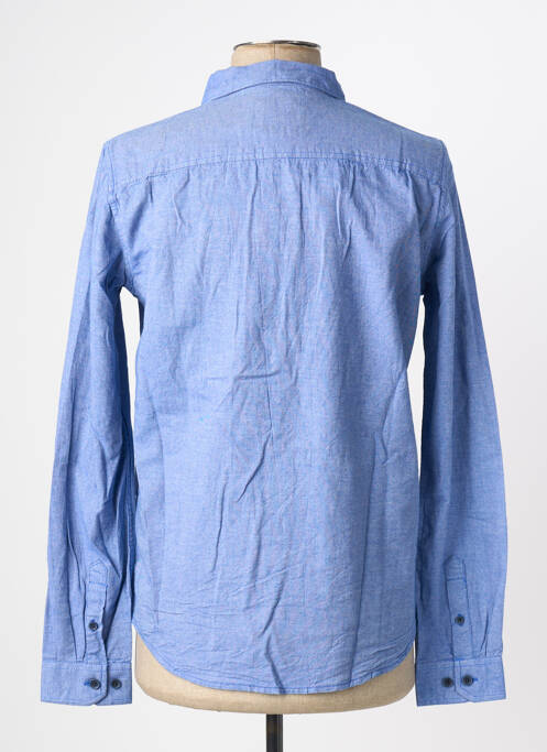 Chemise manches longues bleu GARCIA garçon
