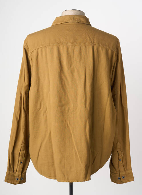 Chemise manches longues marron GARCIA homme