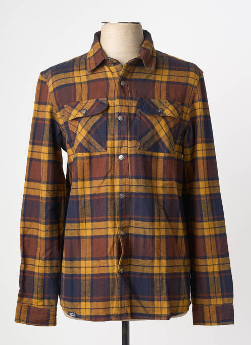 Chemise manches longues marron OXBOW homme