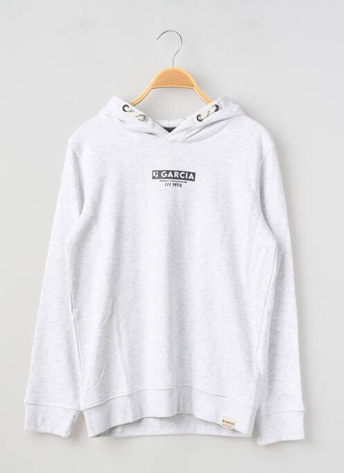 Sweat-shirt à capuche gris GARCIA garçon